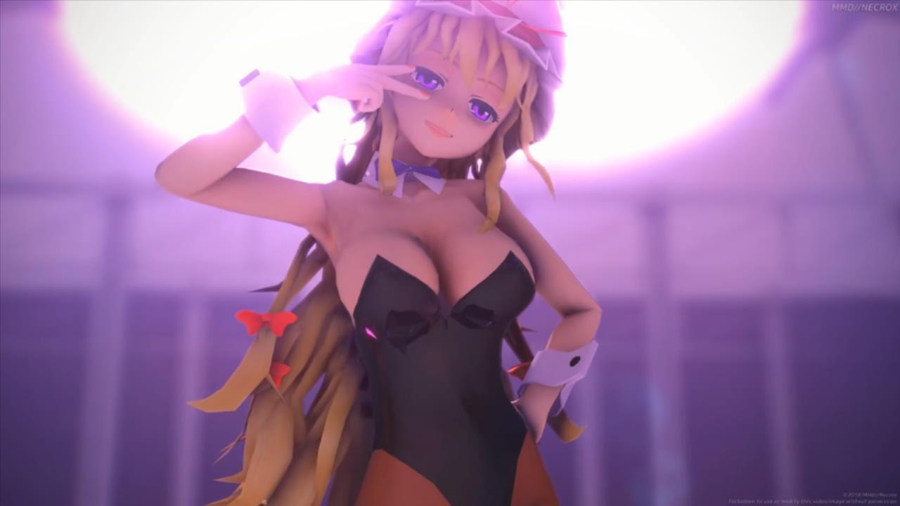 【MMD】 Kiss Me – Touhou Yukari & Yuuka (720p) (60FPS)