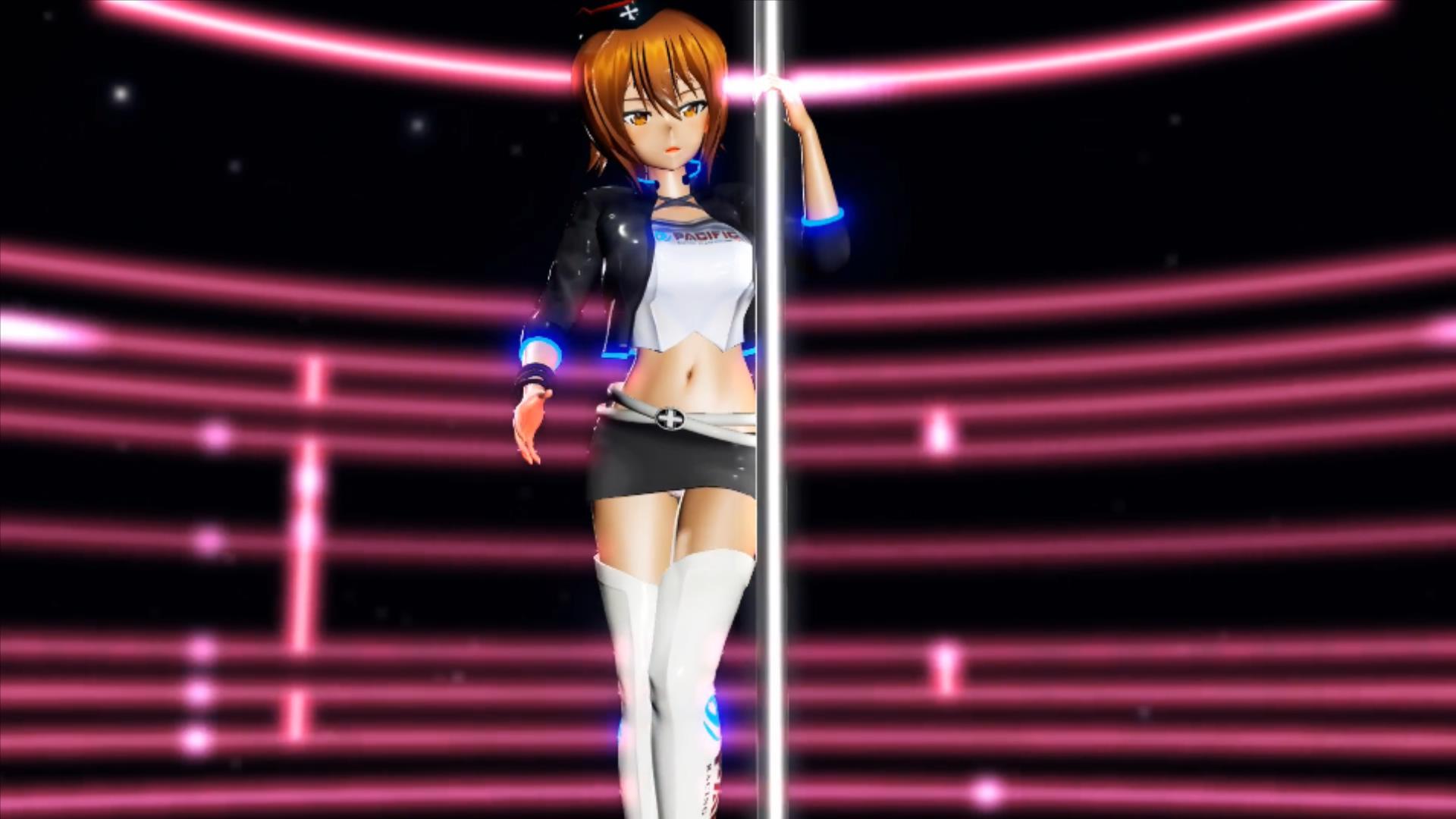 【MMD-R15】西住まほ「ねっとりPoleDance」