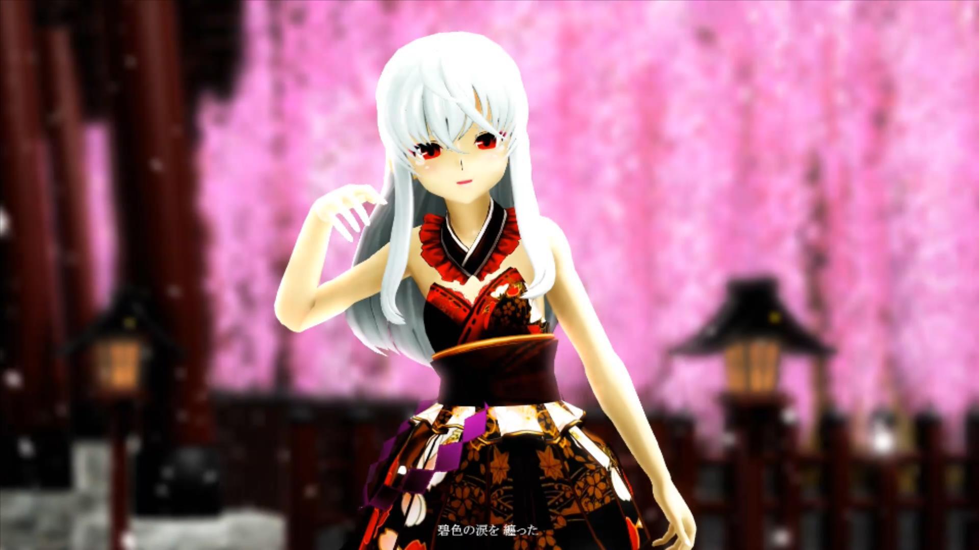 【Test MMD】着物アリスで「徒桜」