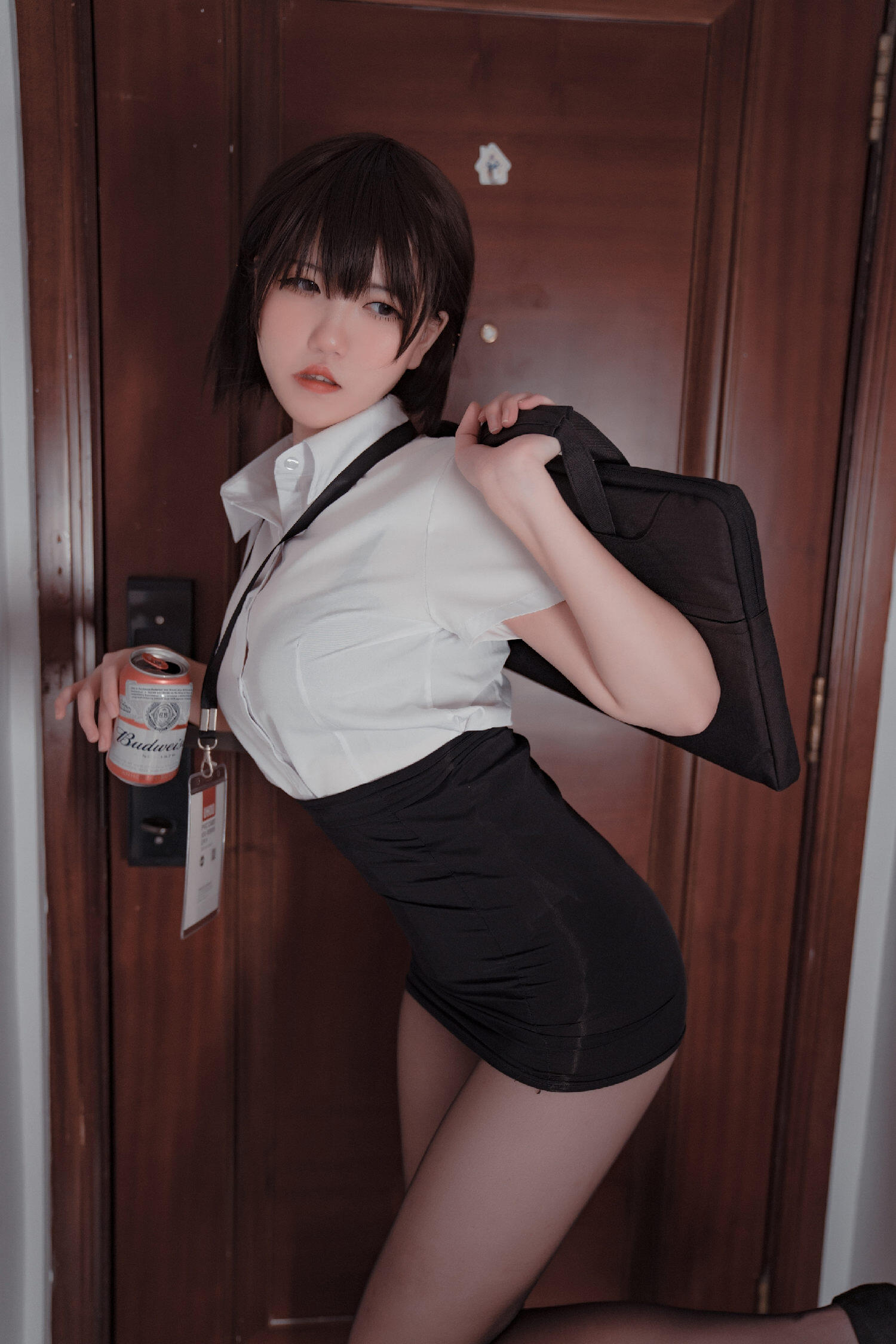 阿薰kaOri高清写真合集 性感黑丝OL制服