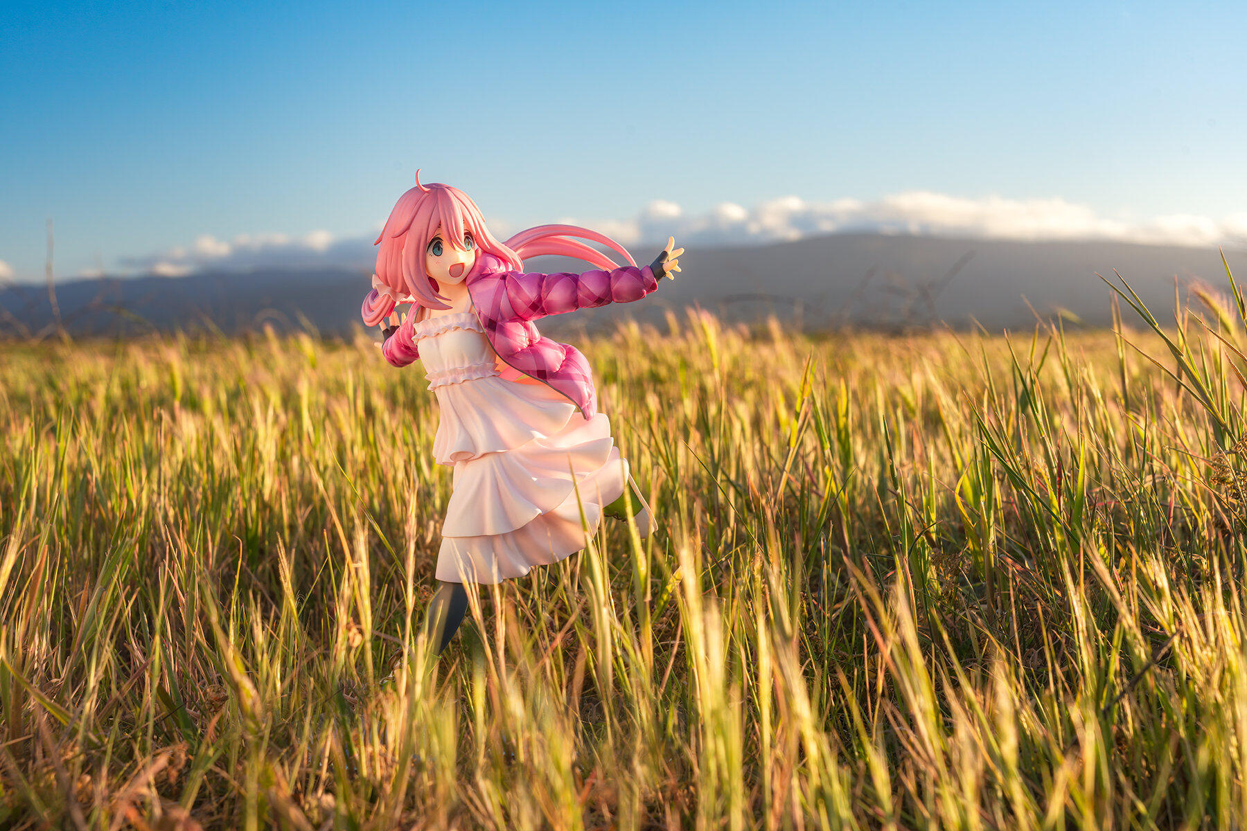 【手办摄影】追逐夕阳的少女