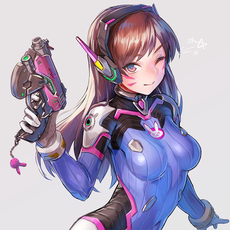 dva 主题 守望先锋 P站原画插画CG壁纸 第2弹