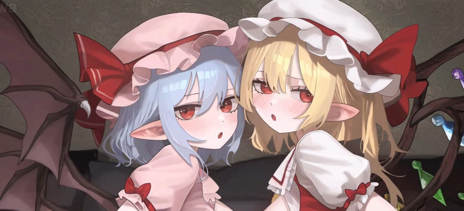 【HentaiKAWA作者】东方 大小姐&二小姐 Remilia&Flandre【1G】