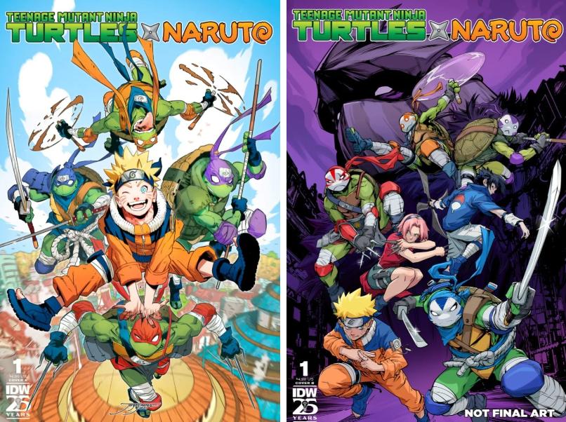 联动漫画《忍者神龟╳火影忍者》概要与多张概念设计图公开