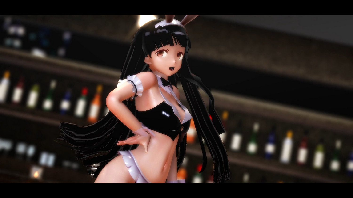 【ソウ作者】【东方MMD】バニーな姫様のお店に行ってみた【輝夜】【200M】