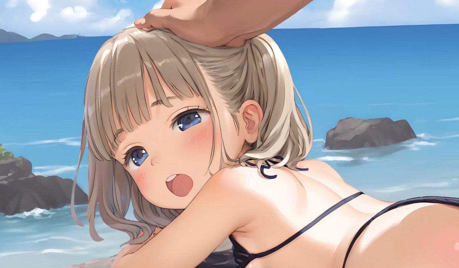 【ぬるぬるアニメ作者】【AI动画】 つるぺたおんなのこ20人・南の島でヒミツのえっち 第2弹【1G】