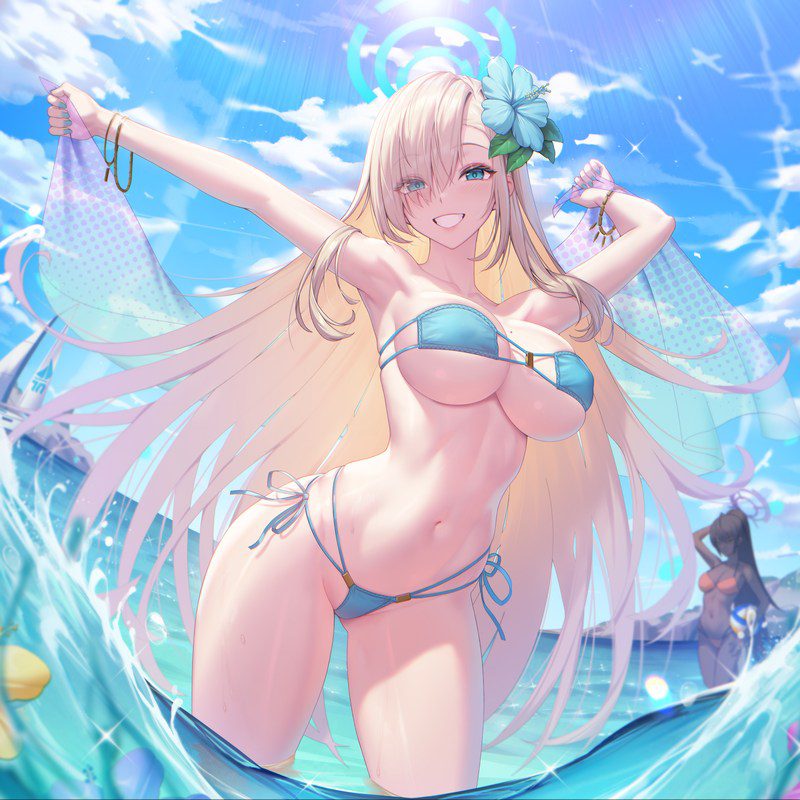眼罩比基尼 主题 泳装泳衣少女美图CG 第1弹