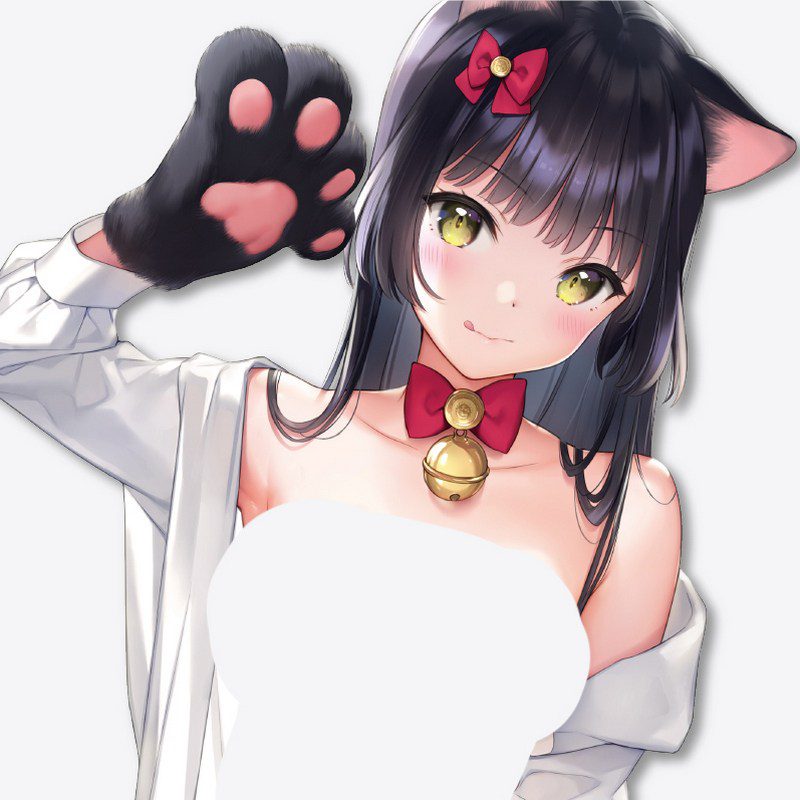 裸色衬衫 主题 真空 P站少女二次元插画 第1弹