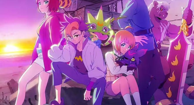 TV动画《数码宝贝 BEATBREAK》最新角色视觉图公开