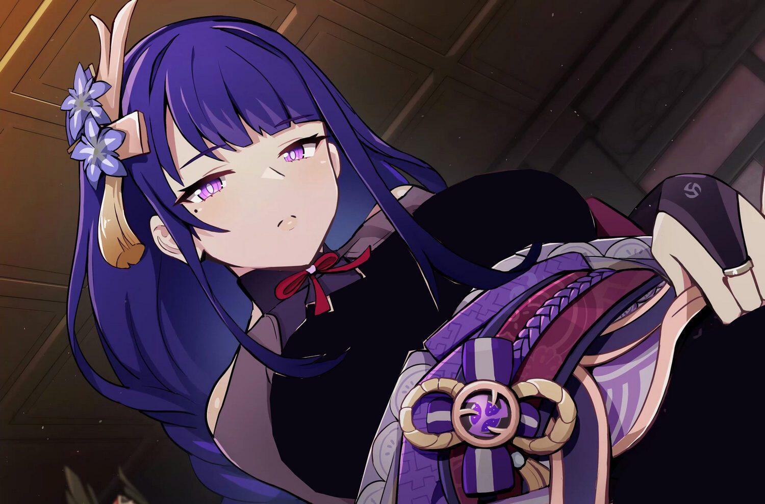 【sollyz作者】原神 雷神 雷电将军 4K高清【1.8G】